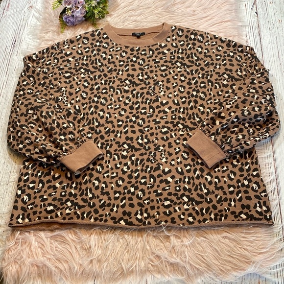 Rails Reeves Sweater in Mountain Leopard sz S - Picture 2 of 11